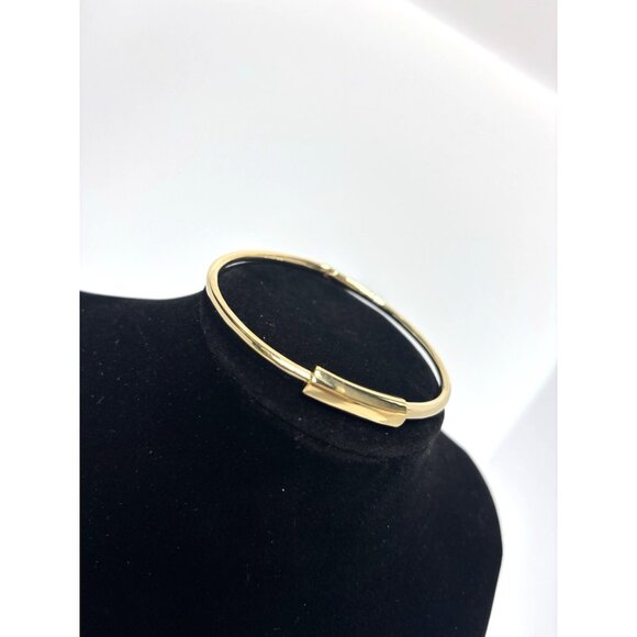 ALLSAINTS Hinged Bangle Bracelet, Designer Jewellery,Medium/Large Size NEW - Picture 2 of 10
